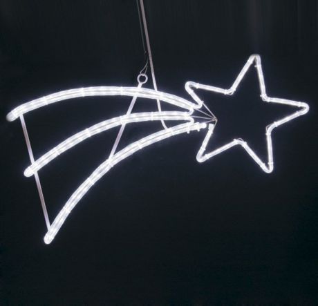 Фигура светодиодная "Падающая Звезда" цвет белый, 40*80 см