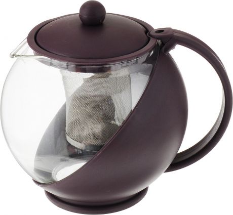 Чайник заварочный "Irit", цвет: баклажановый, 1,25 л