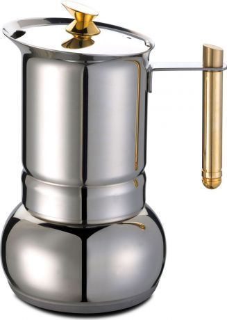 Кофеварка гейзерная G.A.T. Amore, цвет: серебристый, на 4 чашки