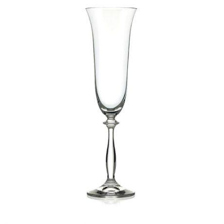 Набор бокалов для шампанского Bohemia Crystal "Анжела", 190 мл, 6 шт. 40600/Opt/190