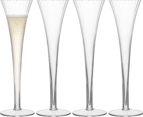 Набор бокалов-флейт для шампанского LSA Aurelia, 200 мл, 4 шт
