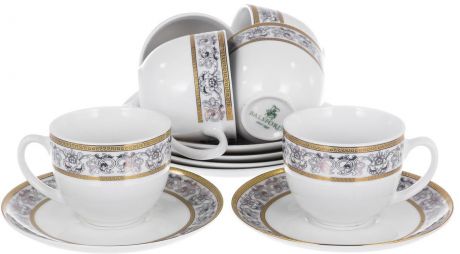 Набор чайный Balsford "Бристоль", цвет: белый, 12 предметов. 106-03010