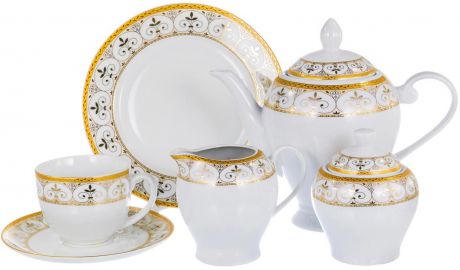Набор столовой посуды Balsford Бристоль, цвет: белый, 21 предмет. 106-03005