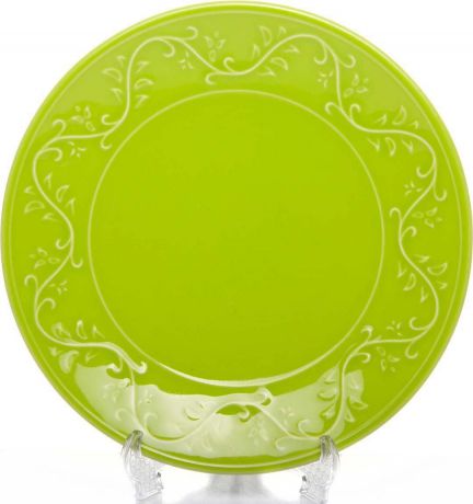Тарелка Kutahya Porselen IVY, зеленый, диаметр 20 см