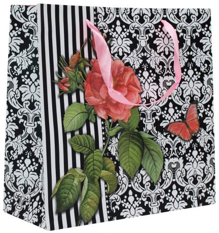 Пакет подарочный Perfect Craft "Бархатная роза", 29,8 х 29,8 х 12,8 см