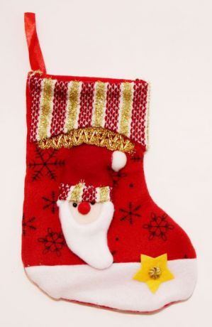 Новогоднее подвесное украшение Magic Time "Дед Мороз", цвет: красный, белый, 20 х 11 см