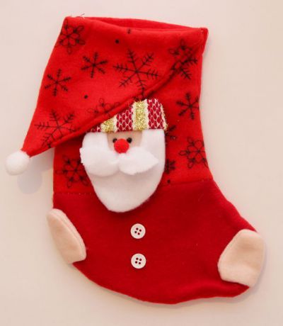Новогоднее подвесное украшение Magic Time "Дед Мороз", цвет: красный, белый, высота 20 см