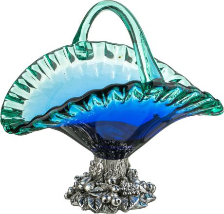 Декоративная чаша Lefard, 647-584, синий, 21 х 18 х 22 см