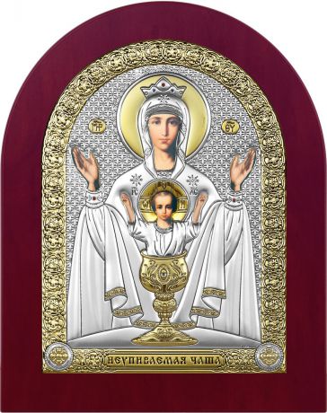 Икона Beltrami "Неупиваемая Чаша Богородица", 6397/3WO, 16.5 х 20 см