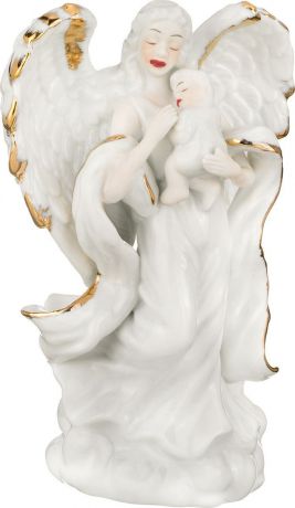 Фигурка декоративная Lefard "Ангел", 98-385, белый, 15 х 8 х 20 см