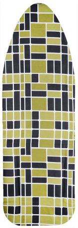 Чехол для гладильной доски Eurogold "Basic", цвет: зеленый, темно-серый, размер S. С34