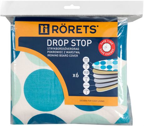 Чехол для гладильной доски Rorets Drop Stop, 120 х 40 см.7595