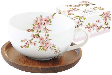Чайная пара Easy Life "Японская сакура", цвет: розовый, 250 мл. EL-R1082/SAKU
