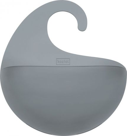 Органайзер для ванной Koziol Surf M, цвет: прозрачно-серый