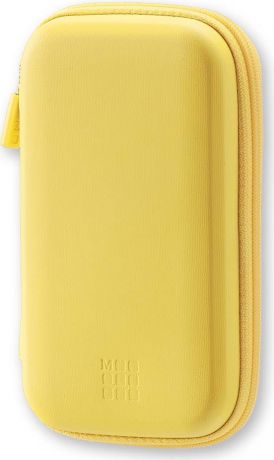 Чехол для путешествий Moleskine Journey Pouch Small, с ремешком на запястье, цвет: желтый, 7 х 11 x 3 см