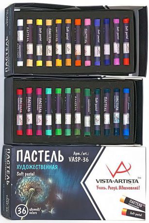 Vista-Artista Набор пастели 36 цветов VASP-36