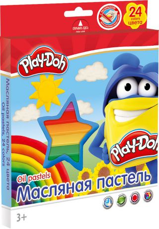 Play-Doh Краска пастель масляная 24 цвета