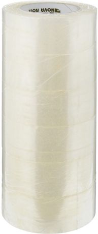 Скотч упаковочный "Nova Roll", цвет: прозрачный, ширина 4,8 см, длина 150 м, 6 шт