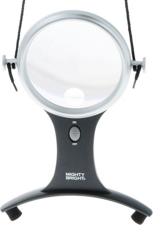 Лупа "Mighty Bright", с подсветкой, на шнуре, диаметр 10 см