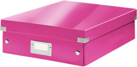 Leitz Короб-органайзер Click-n-Store размер М цвет розовый