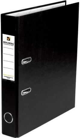 Brauberg Папка-регистратор цвет черный 220886