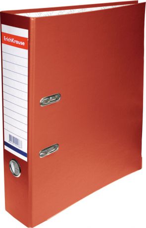 Папка–регистратор ErichKrause Business, с арочным механизмом, А4, 50 мм, красный