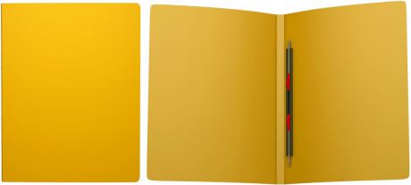 Папка-скоросшиватель ErichKrause Classic, с пружинным механизмом, A4, желтый