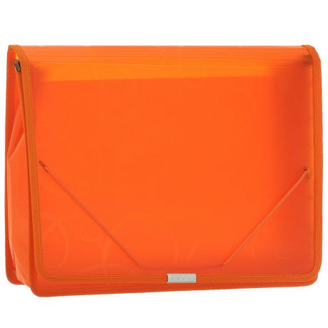 Папка-конверт на резинке "Centrum", цвет: оранжевый. Формат А4. 80802