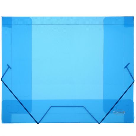 Папка-конверт на резинке "Centrum", цвет: синий. Формат А4