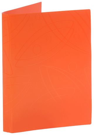 Бюрократ Папка с зажимом Galaxy цвет оранжевый
