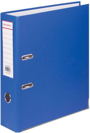 Папка-регистратор Brauberg, А4, 80 мм, цвет: синий. 227191