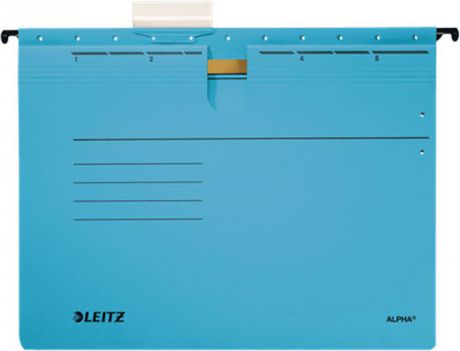 Leitz Скоросшиватель подвесной Alpha формат A4+ цвет синий