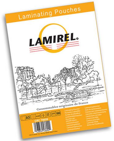 Lamirel А3 LA-78659 пленка для ламинирования, 125 мкм (100 шт)