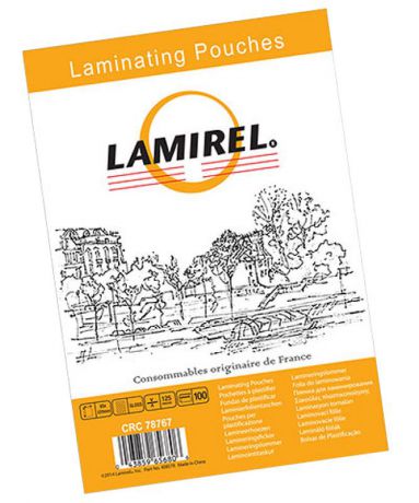 Lamirel LA-78767 85 x 120 мм пленка для ламинирования, 125 мкм (100 шт)