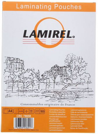 Lamirel А4 LA-78658 пленка для ламинирования, 100 мкм (100 шт)