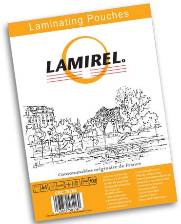 Lamirel А4 LA-78765 пленка для ламинирования, 175 мкм (100 шт)