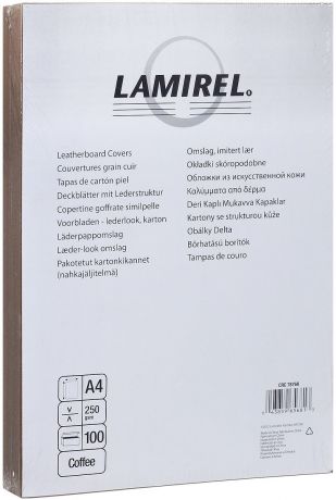 Lamirel Delta A4, Coffee обложка для переплета (100 шт)