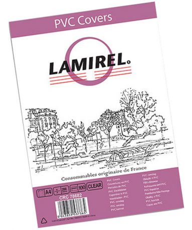 Lamirel LA-78682 Transparent A4 обложка для переплета (100 шт)