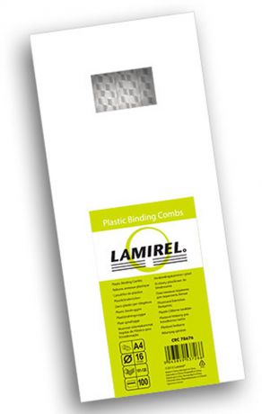 Lamirel LA-78676, White пружина для переплета, 16 мм (100 шт)