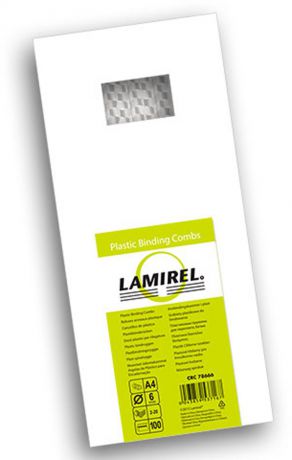 Lamirel LA-78666, White пружина для переплета, 6 мм (100 шт)