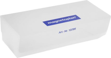 Стиратель магнитный "Magnetoplan" со сменными салфетками, цвет: серый