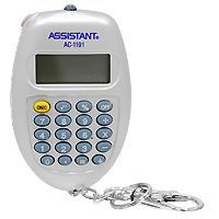 Калькулятор "Assistant AC-1191", 8-разрядный, цвет: серебристый