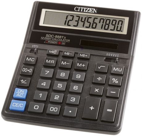 Citizen Настольный калькулятор SDC-888TII цвет черный