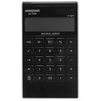 Калькулятор "Assistant AC-2326", 12-разрядный, цвет: черный