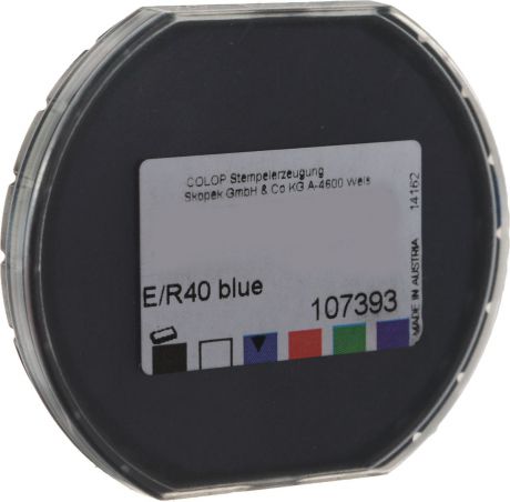 Colop Сменная штемпельная подушка E/R40 цвет синий