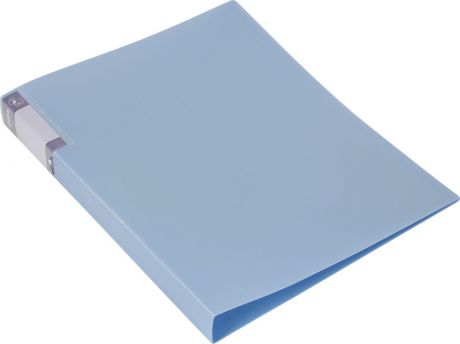 Бюрократ Папка с зажимом Gems А4 цвет голубой