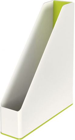 Leitz Лоток для бумаг WOW вертикальный цвет зеленый белый