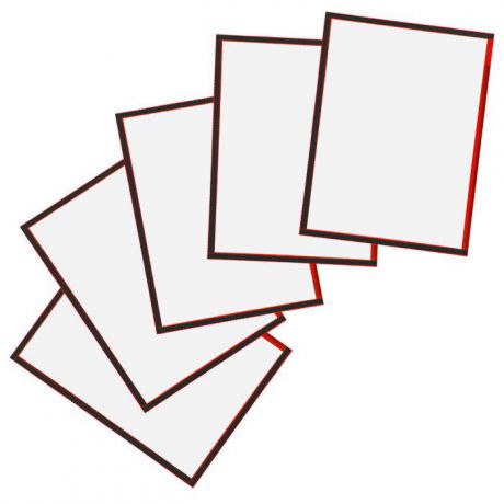 Конверт с магнитной рамкой "Magnetoplan", А3, цвет: красный, 5 шт