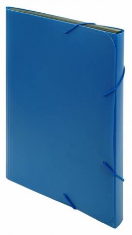 Папка-портфель Бюрократ -BPR6BLUE A4, 6 отделов, 0.7 мм, цвет синий