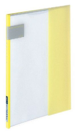Папка Kokuyo RA-T1-8, 8 прозрачных вкладок, A4, цвет: желтый. 990682
